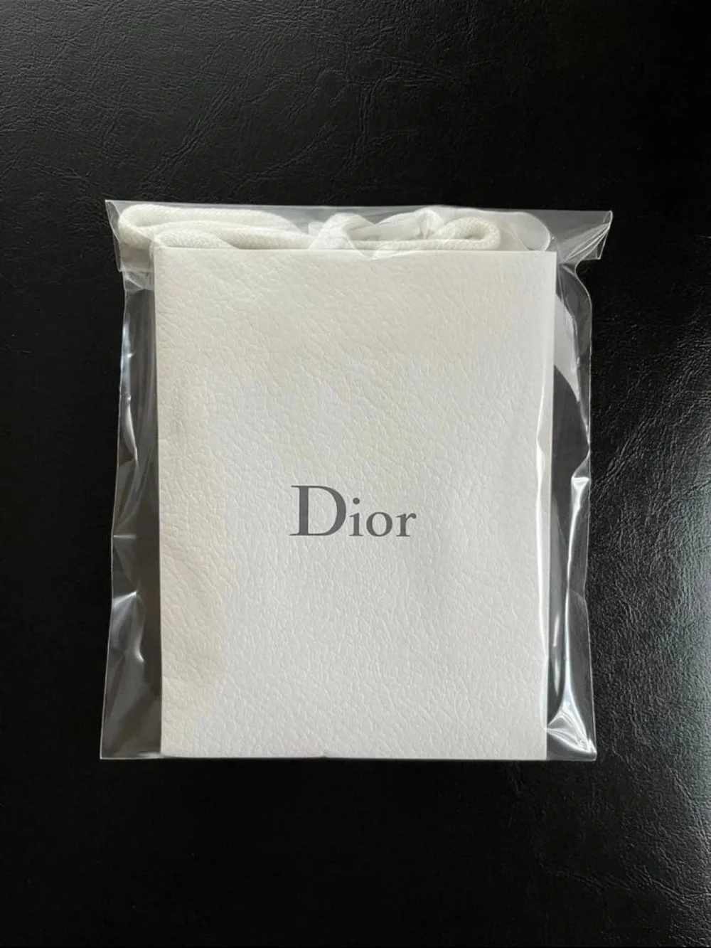 Dior Burgundy Patent Leather Card & Key Holder